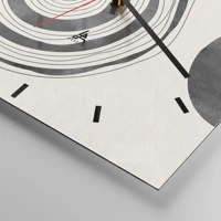 Esfera sin numeración, con rayas