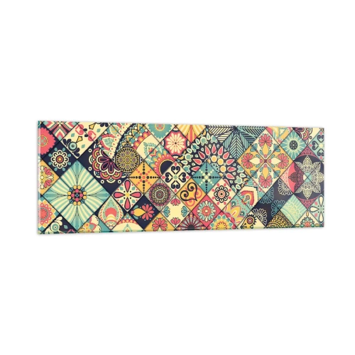 Cuadro sobre vidrio - Impresiones sobre Vidrio - Clima marroquí - 90x30 cm