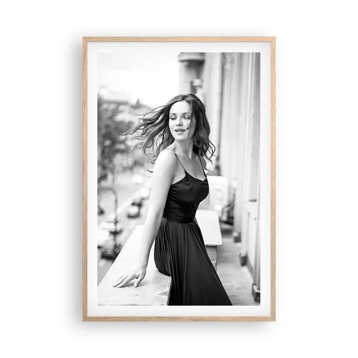 Póster en marco roble claro - Ciertamente, parisina - 61x91 cm