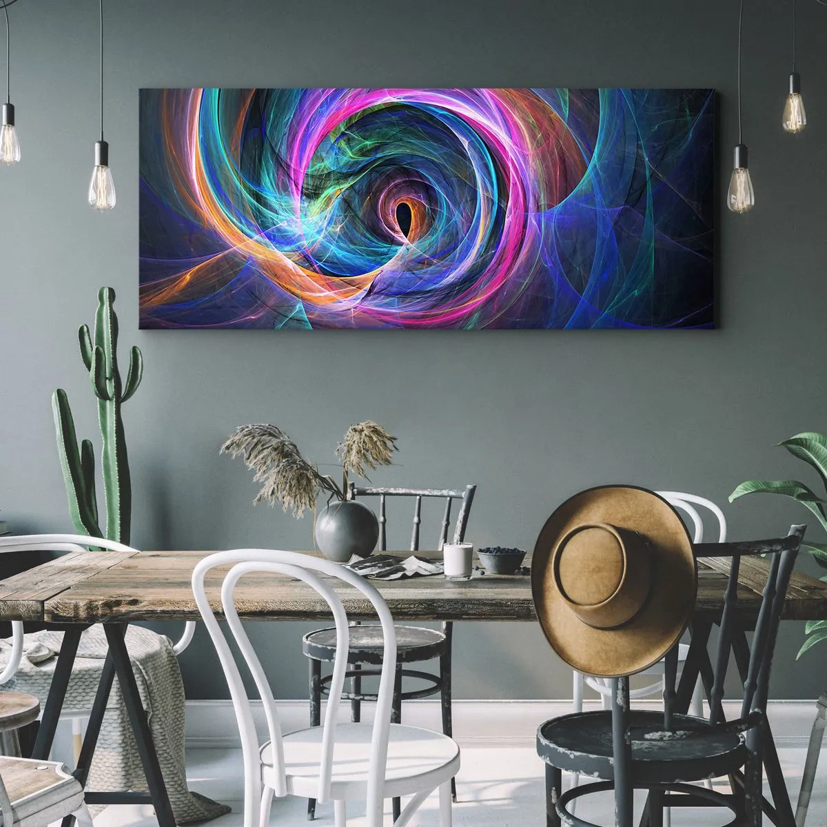 Cuadro sobre lienzo - Impresión de Imagen - ¿Dónde me llevarás? - 100x40 cm