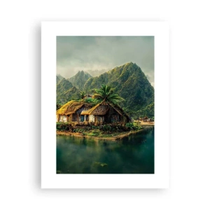 Póster - Paraíso tropical - 30x40 cm