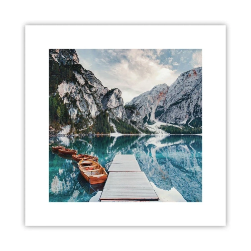 Póster - Te mostraremos la fuente de la belleza - 30x30 cm