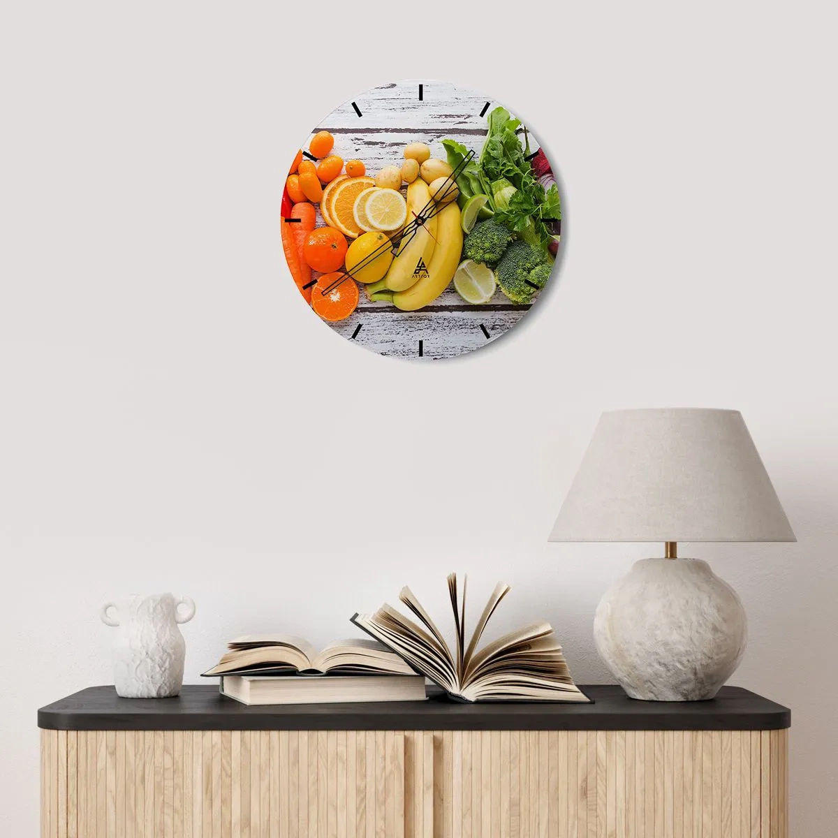 Reloj de pared - Reloj de vidrio - ¿No es suficiente? - 30x30 cm