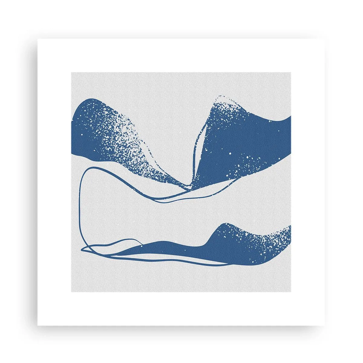 Póster - Abstracción con alas - 30x30 cm