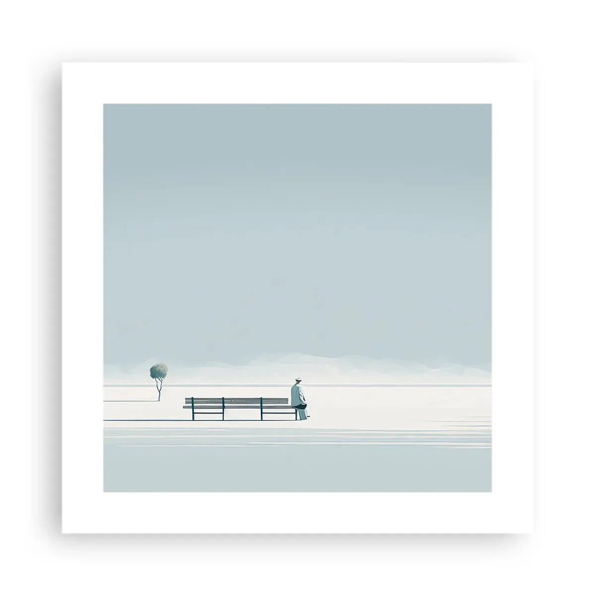 Póster - Sí, estoy esperando - 40x40 cm