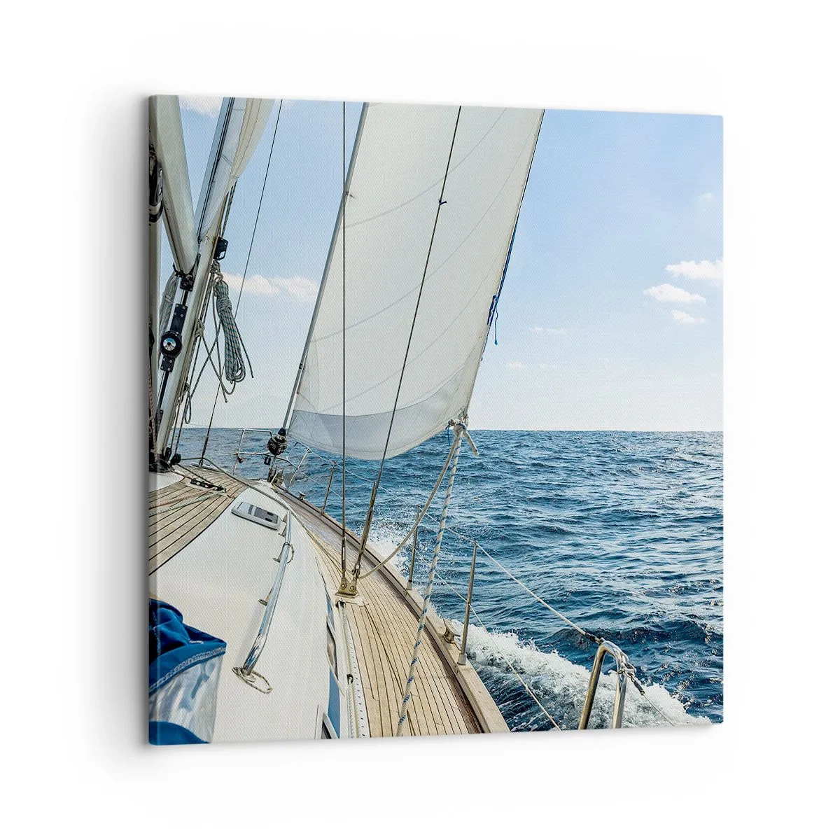 Cuadro sobre lienzo - Impresión de Imagen - Ahoy, a la aventura - 60x60 cm