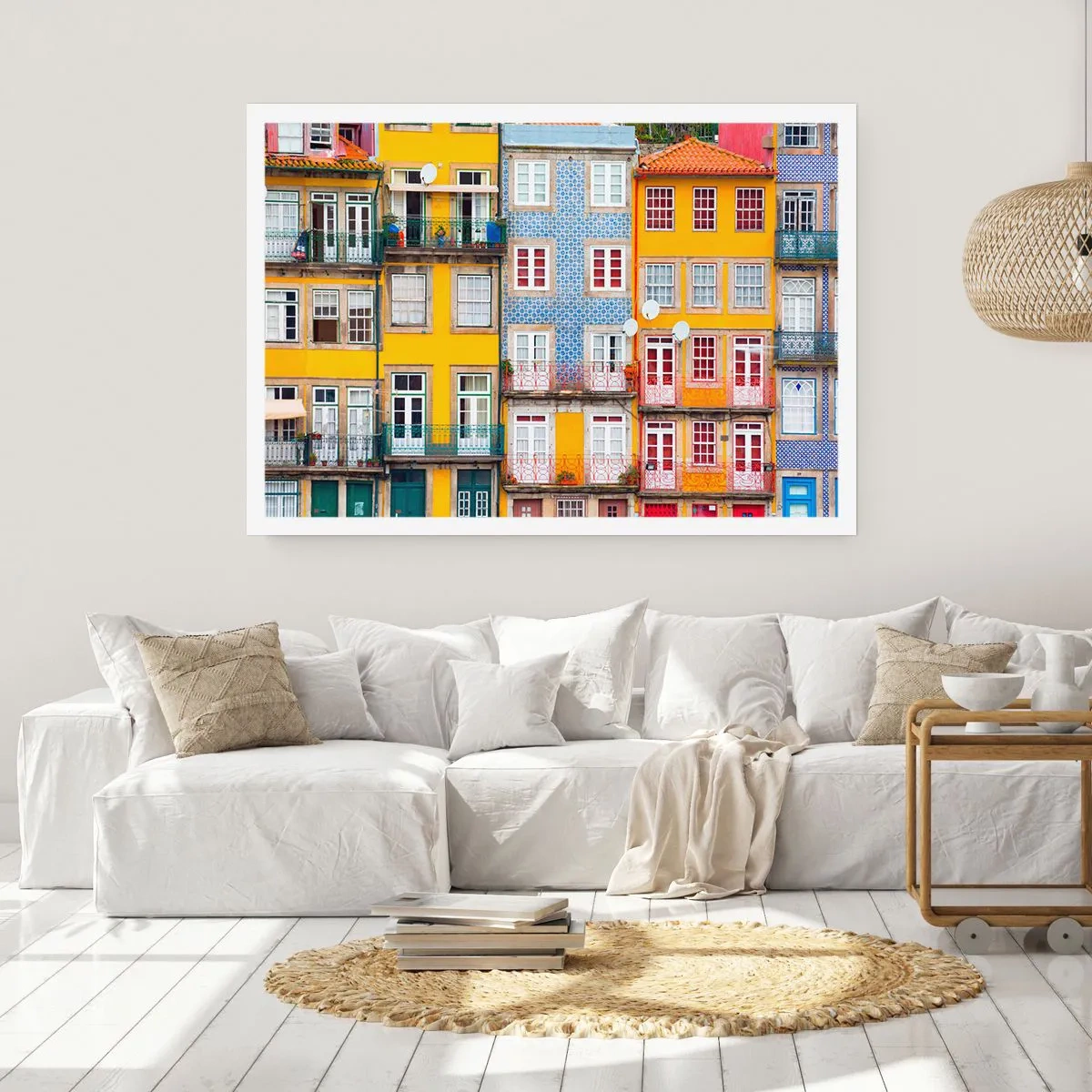 Póster - Los colores de la ciudad vieja - 40x30 cm