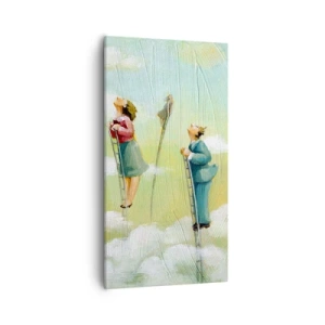 Cuadro sobre lienzo - Impresión de Imagen - Sigue tu sueño - 55x100 cm
