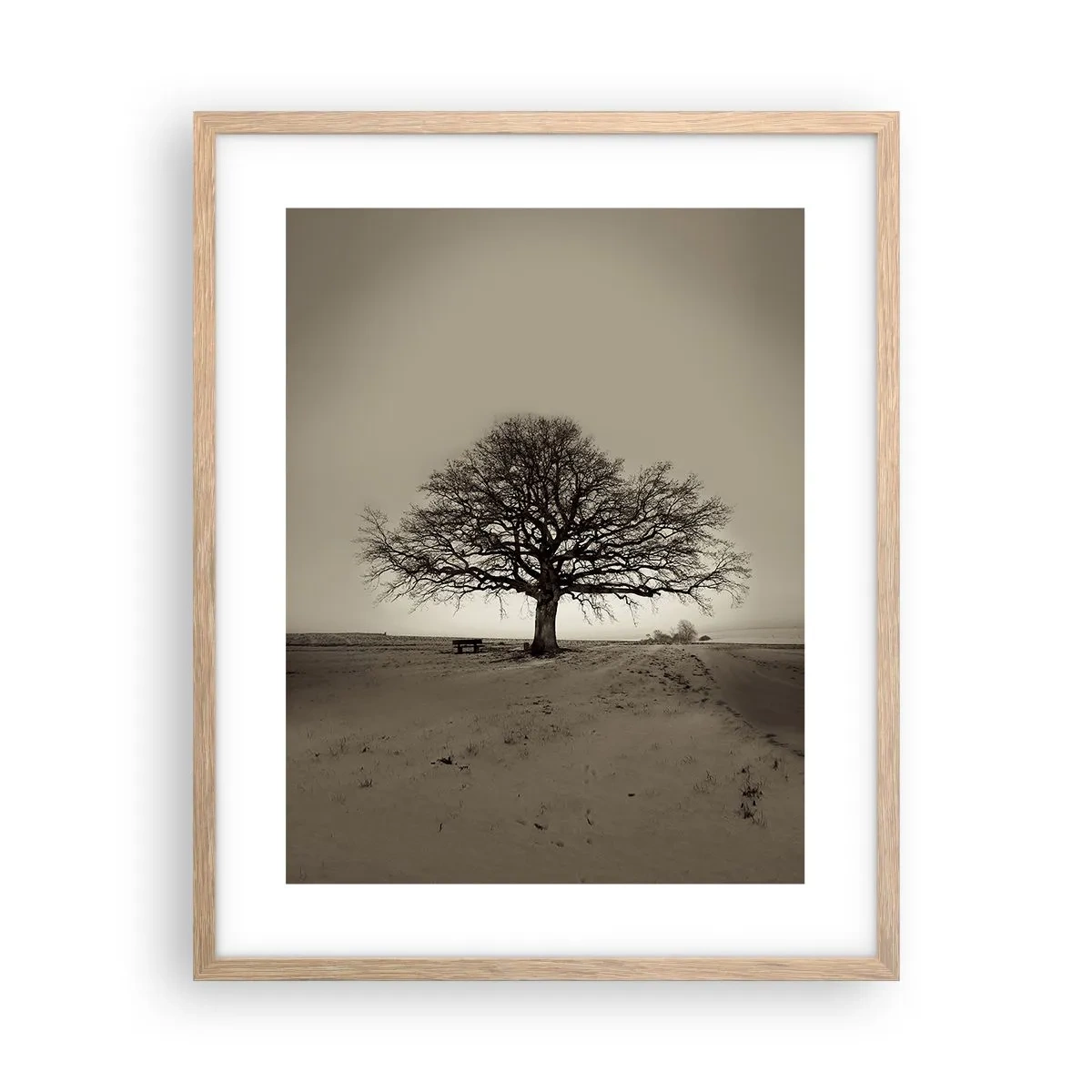 Póster en marco roble claro - De aquí a la eternidad - 40x50 cm