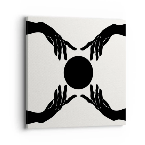 Cuadro sobre lienzo - Impresión de Imagen - Una señal secreta - 40x40 cm