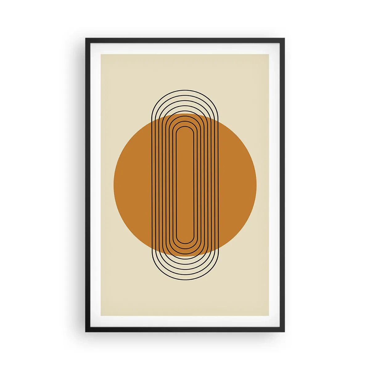 Póster en marco negro - El plan perfecto - 61x91 cm