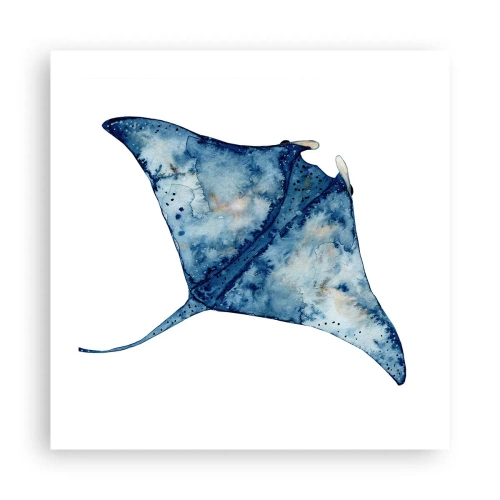 Póster - La vida en azul - 50x50 cm