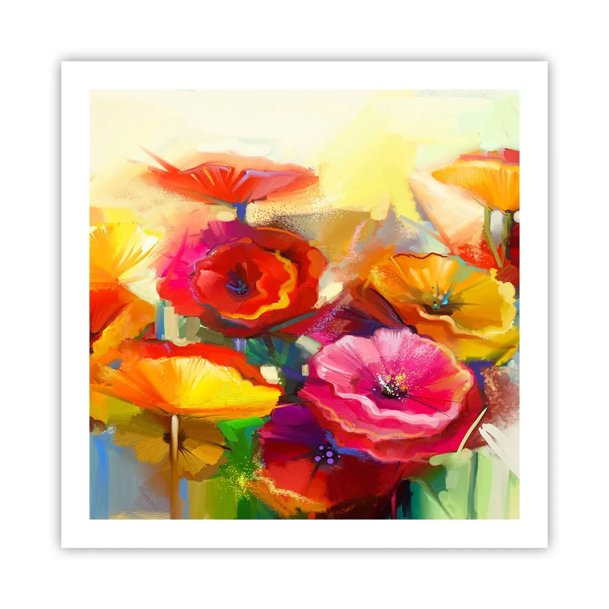 Póster - No solo rojo - 60x60 cm