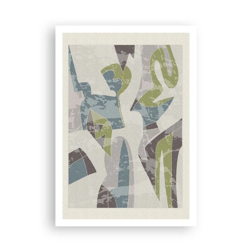 Póster - Composición tras vidriera - 70x100 cm