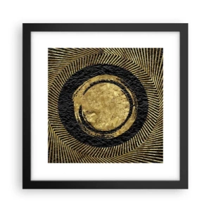 Póster en marco negro - Composición glamour - 30x30 cm