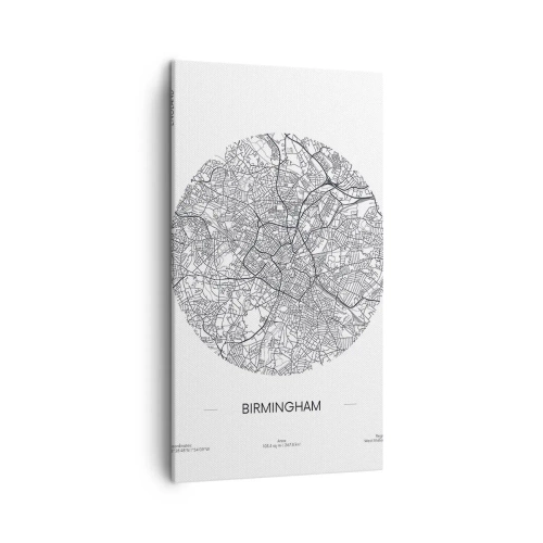 Cuadro sobre lienzo - Impresión de Imagen - Anatomía de Birmingham - 45x80 cm