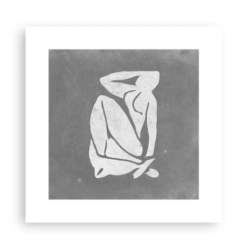 Póster - En sus pensamientos - 30x30 cm