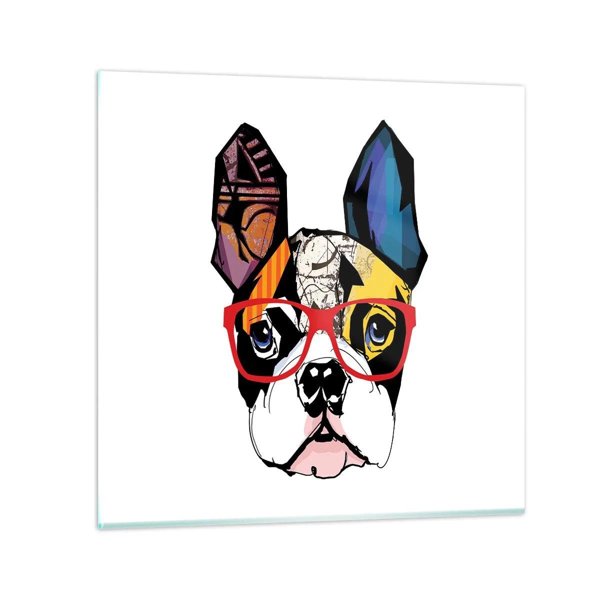 Cuadro sobre vidrio - Impresiones sobre Vidrio - El intelectual - 30x30 cm