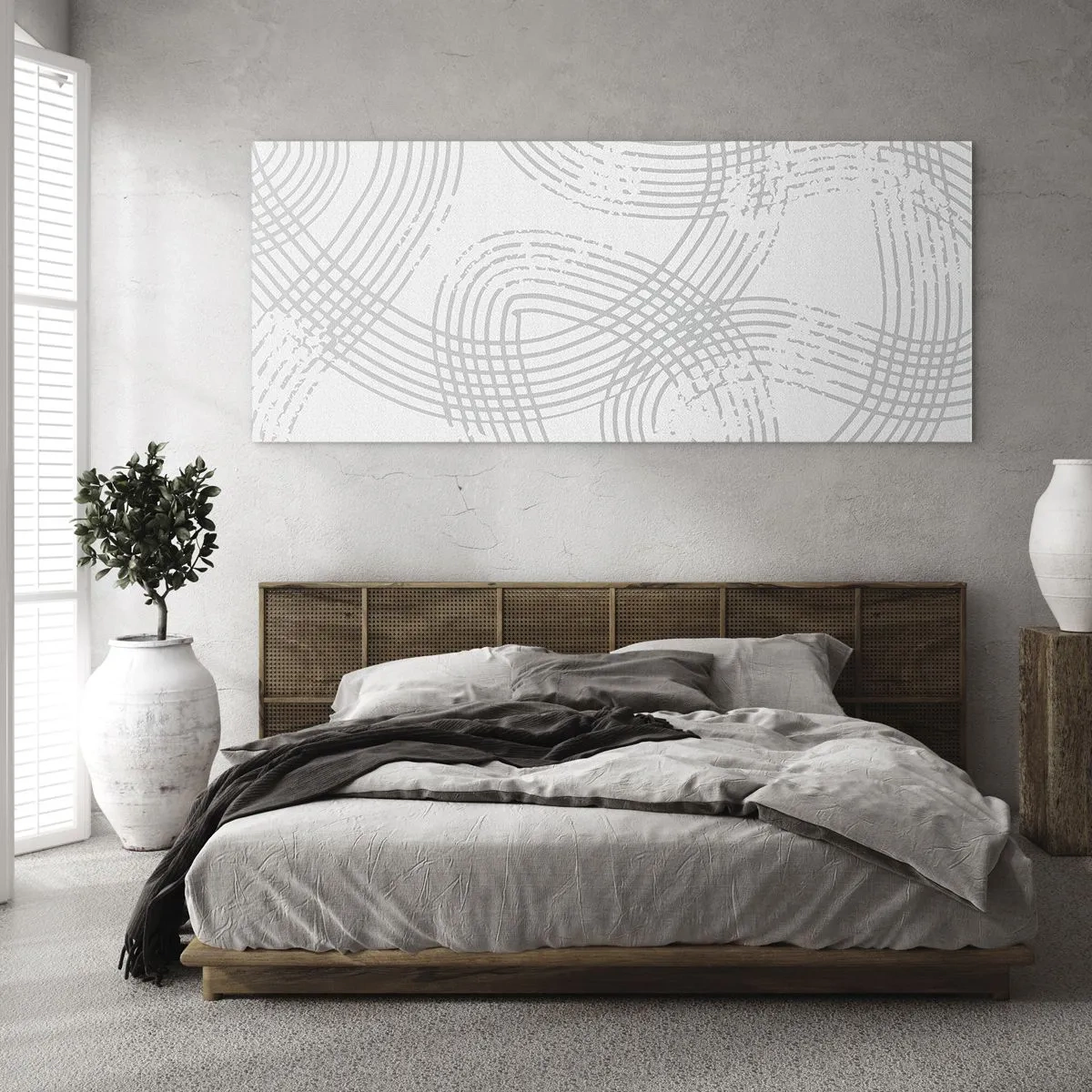Cuadro sobre vidrio - Impresiones sobre Vidrio - No hay camino recto - 100x40 cm