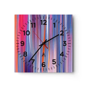 Reloj de pared - Reloj de vidrio - Ascensión - 40x40 cm