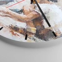 Esfera sin numeración, con rayas