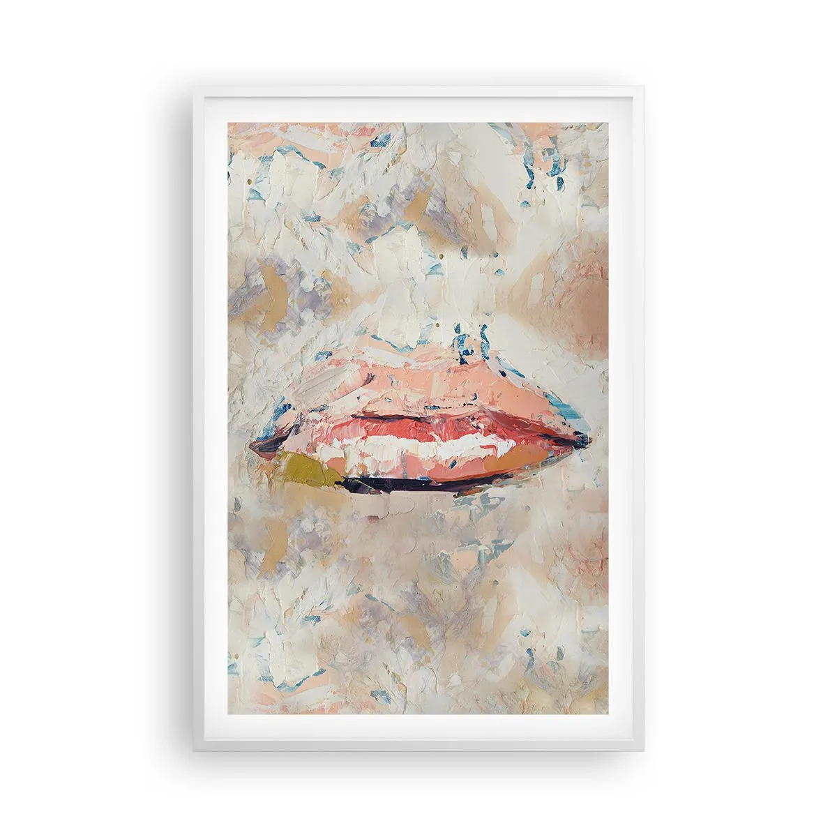 Póster en marco blanco - Despierta los sentidos - 61x91 cm