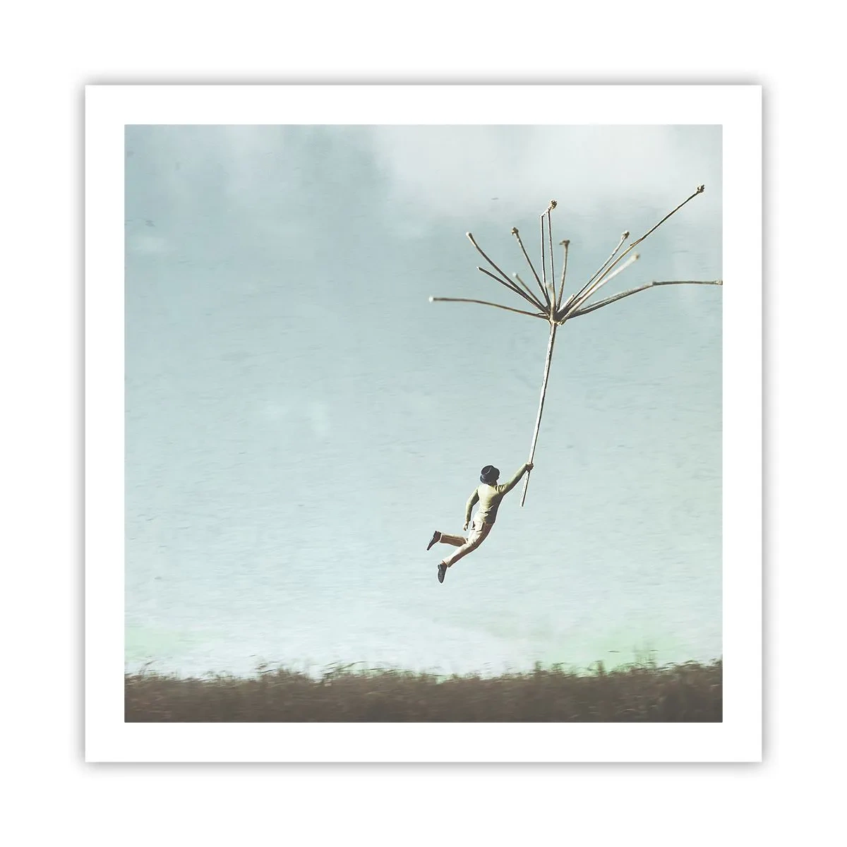 Póster - Bailando con la brisa - 60x60 cm