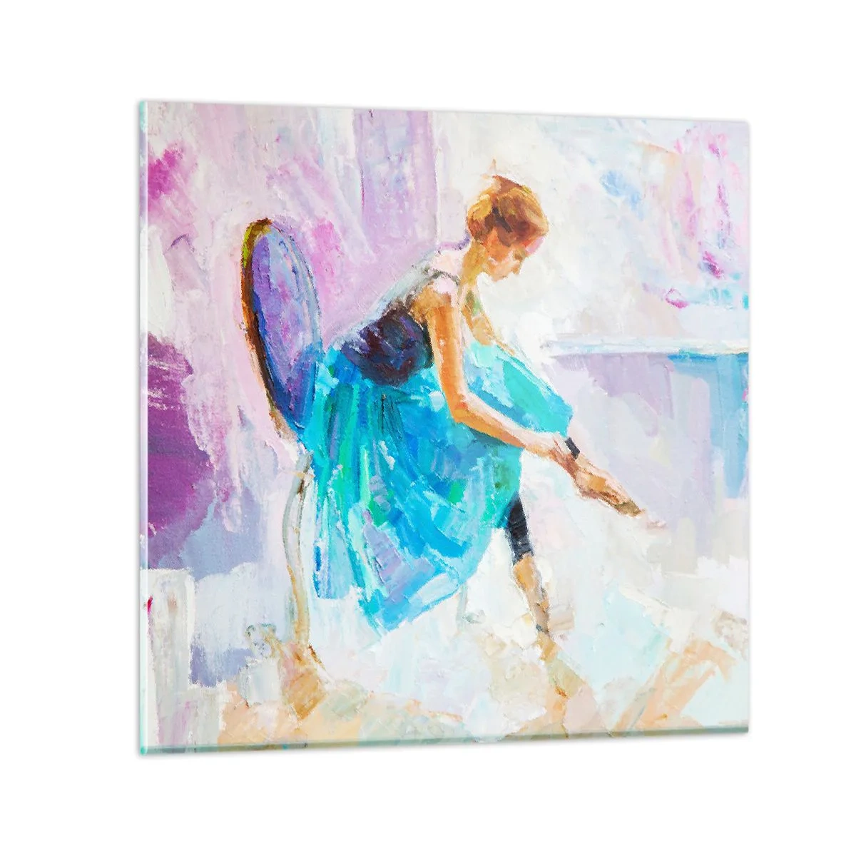 Cuadro sobre vidrio - Impresiones sobre Vidrio - Gracia indescriptible, encanto sutil - 30x30 cm