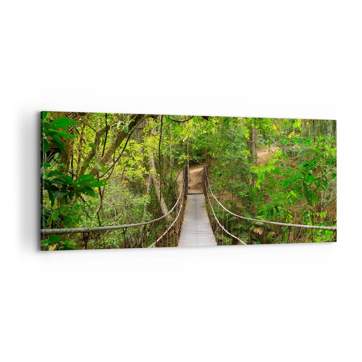 Cuadro sobre lienzo - Impresión de Imagen - Porque la vid crece en el jardín - 100x40 cm