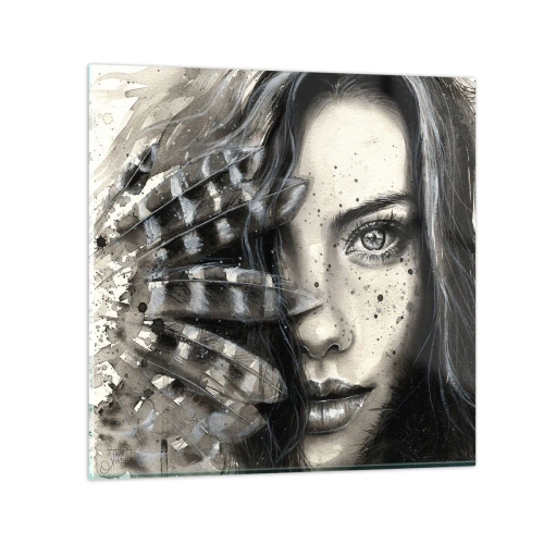 Cuadro sobre vidrio - Impresiones sobre Vidrio - Belleza salvaje - 60x60 cm