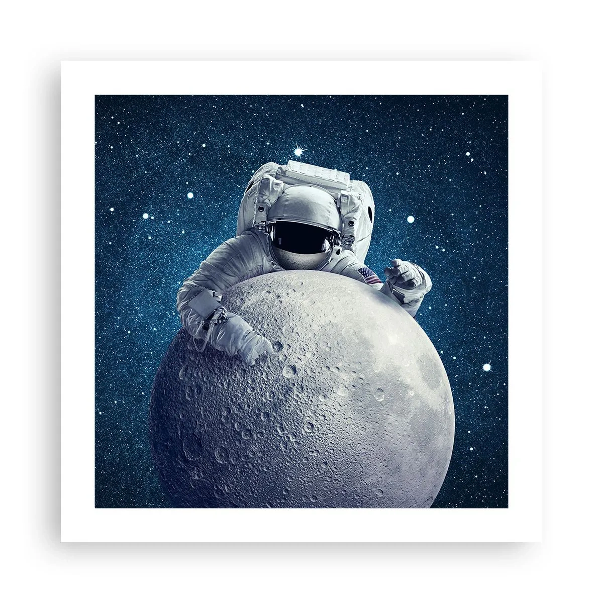 Póster - Bromista espacial - 50x50 cm