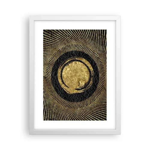 Póster en marco blanco - Composición glamour - 30x40 cm