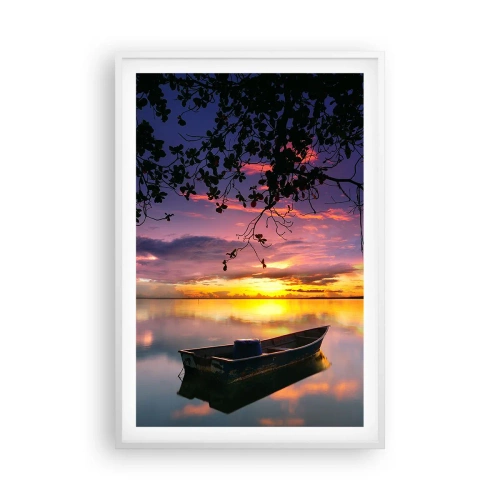 Póster en marco blanco - Un cielo de ensueño - 61x91 cm