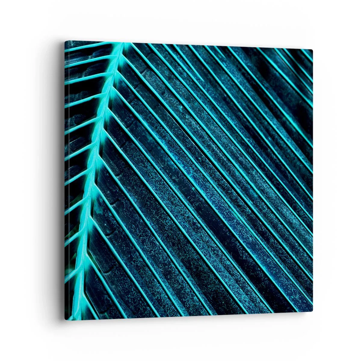 Cuadro sobre lienzo - Impresión de Imagen - La textura del verde - 40x40 cm