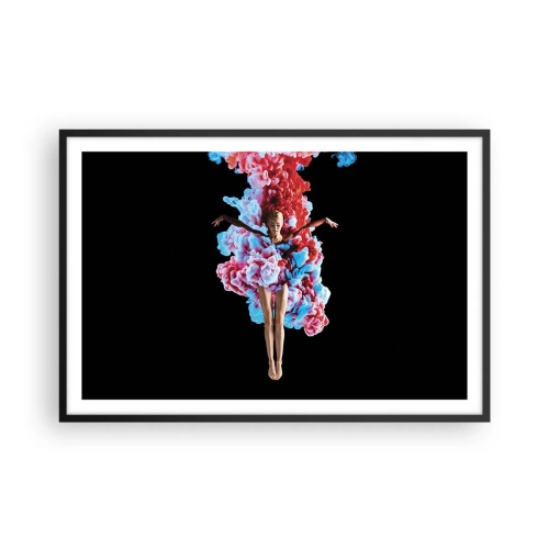 Póster en marco negro - En plena floración - 91x61 cm