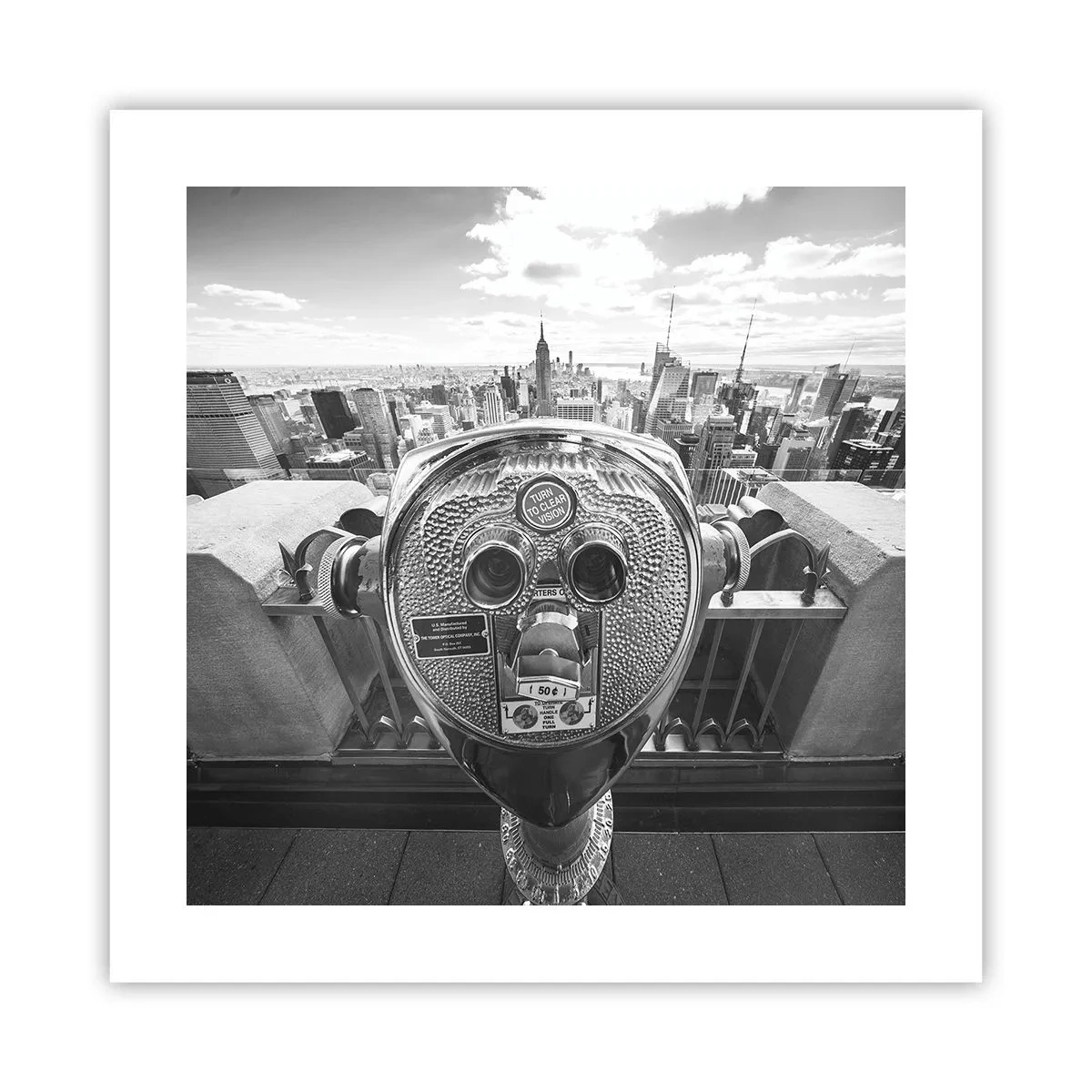 Póster - Sobre la ciudad - 40x40 cm