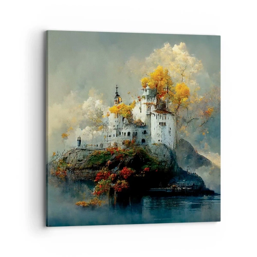 Cuadro sobre lienzo - Impresión de Imagen - El comienzo de una historia romántica - 70x70 cm