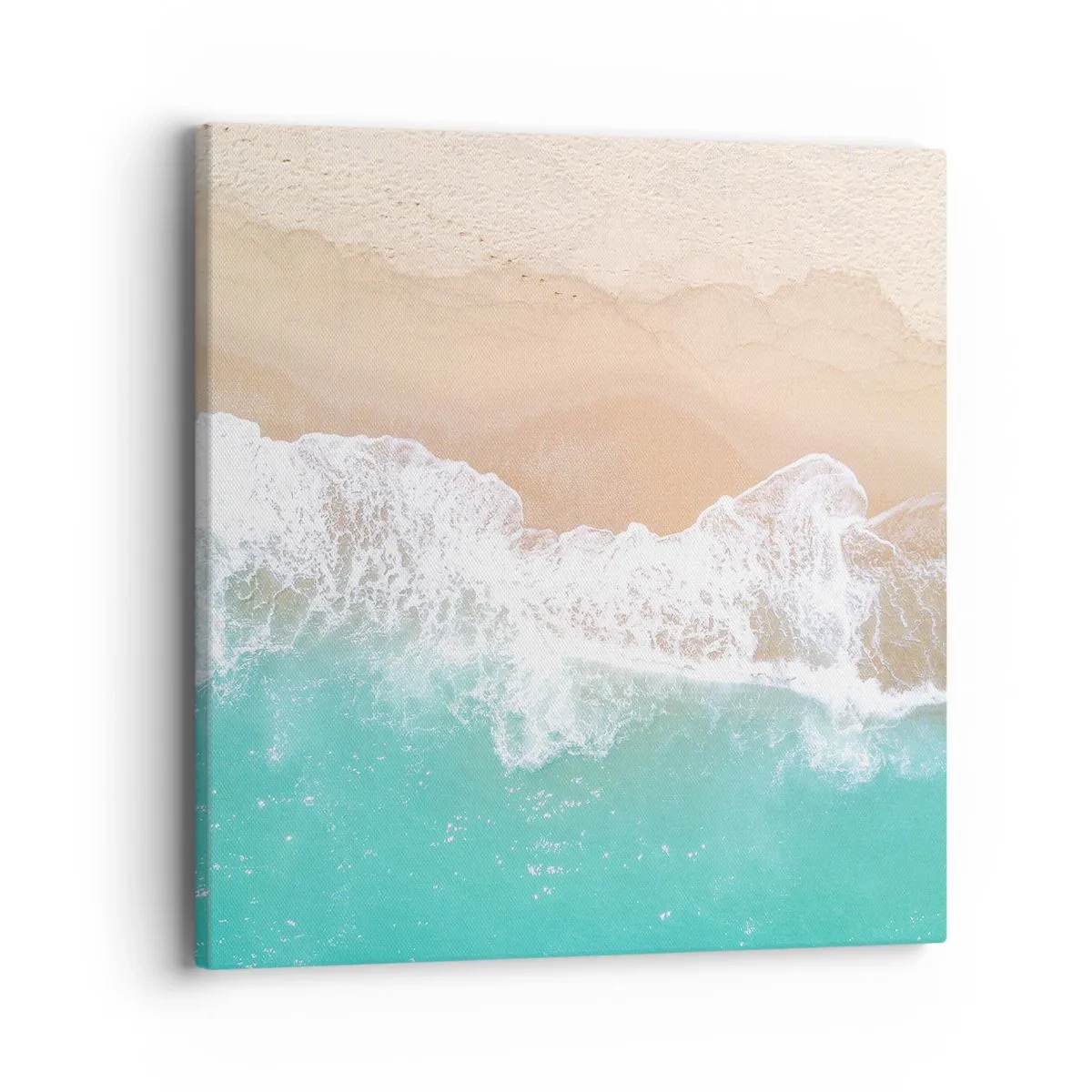 Cuadro sobre lienzo - Impresión de Imagen - Un toque acariciador - 40x40 cm