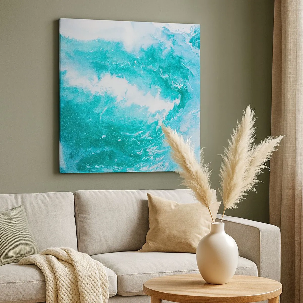 Cuadro sobre lienzo - Impresión de Imagen - En el núcleo del elemento - 30x30 cm