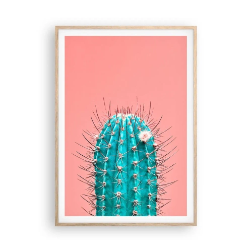 Póster en marco roble claro - Se mira, pero no se toca - 70x100 cm