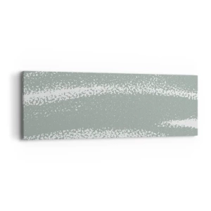 Cuadro sobre lienzo - Impresión de Imagen - Abstracción invernal - 90x30 cm