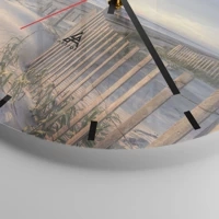 Esfera sin numeración, con rayas