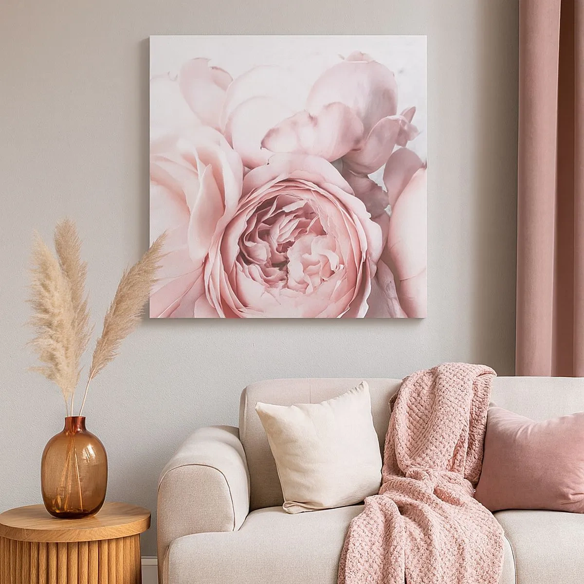 Cuadro sobre lienzo - Impresión de Imagen - Para los románticos - 30x30 cm