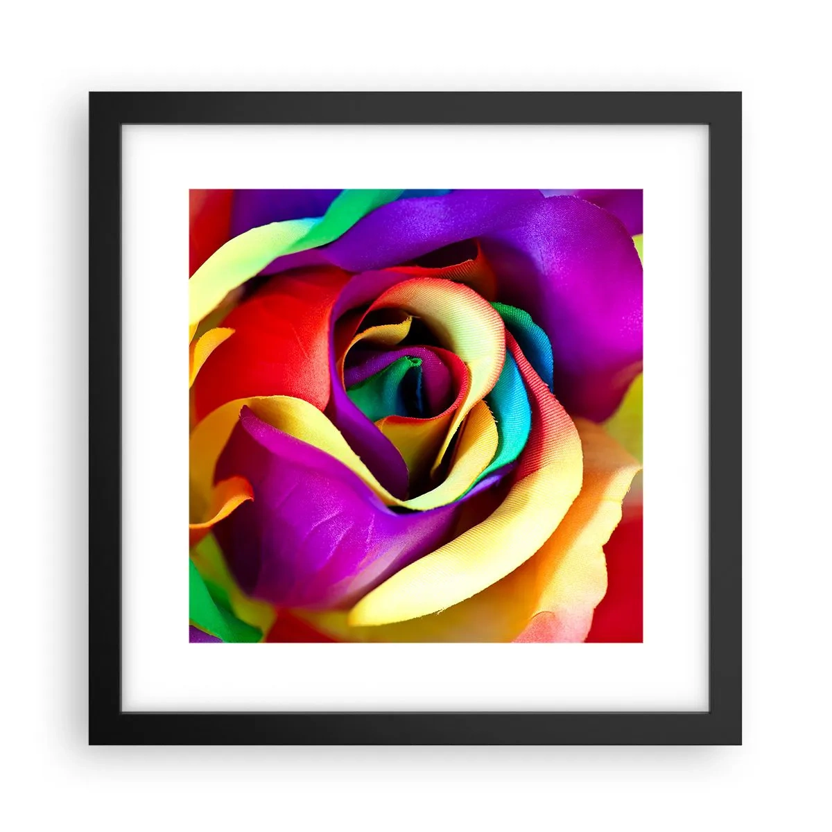 Póster en marco negro - Es imposible - 30x30 cm
