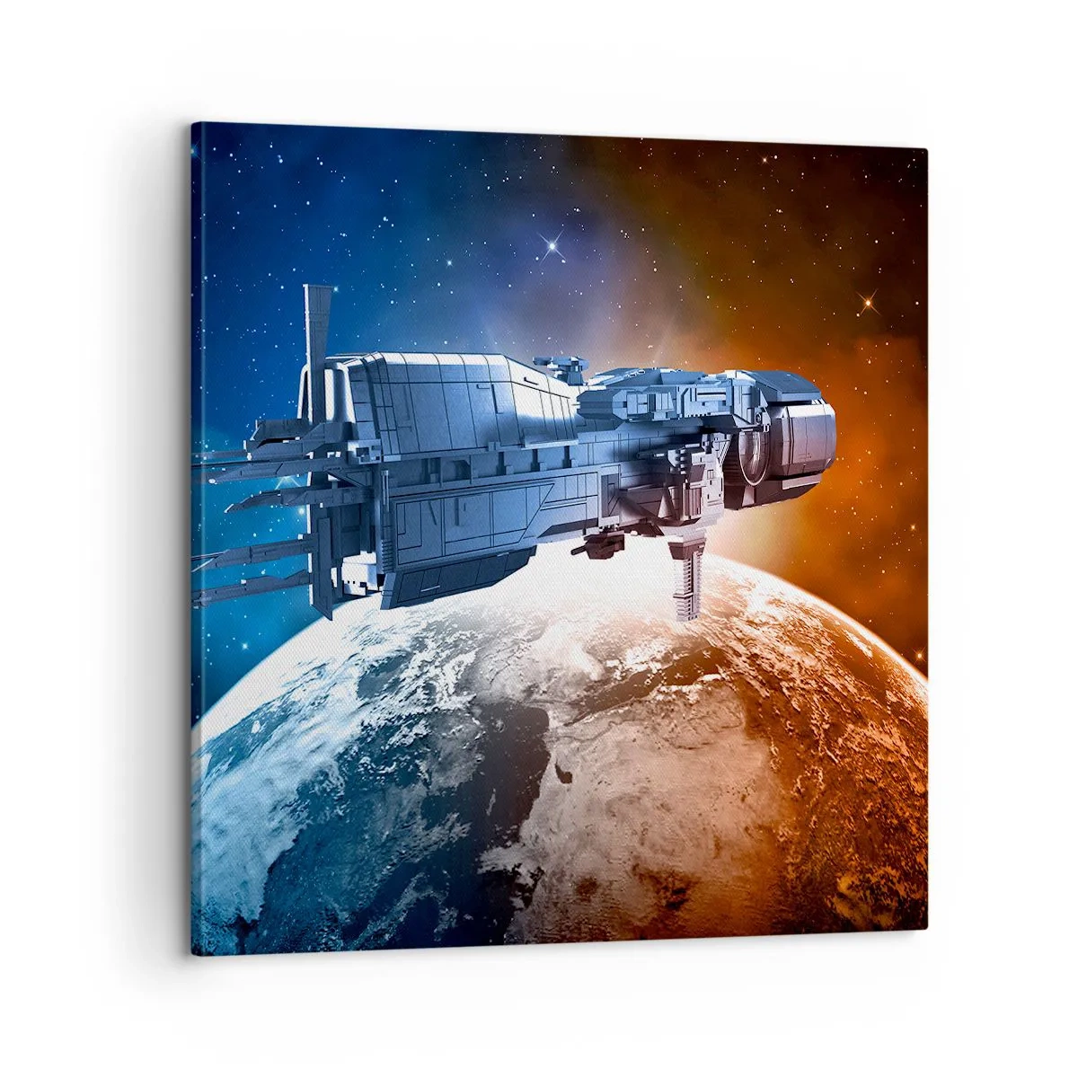 Cuadro sobre lienzo - Impresión de Imagen - Un observador atento - 60x60 cm