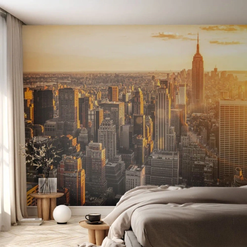 Fotomural Premium Sand - Creciendo al sol - Ciudad, Nueva York, Arquitectura - 400x280 cm