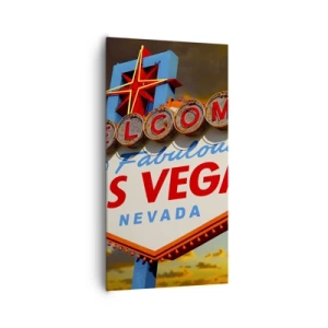 Cuadro sobre lienzo - Impresión de Imagen - Por la sonrisa del destino - 65x120 cm