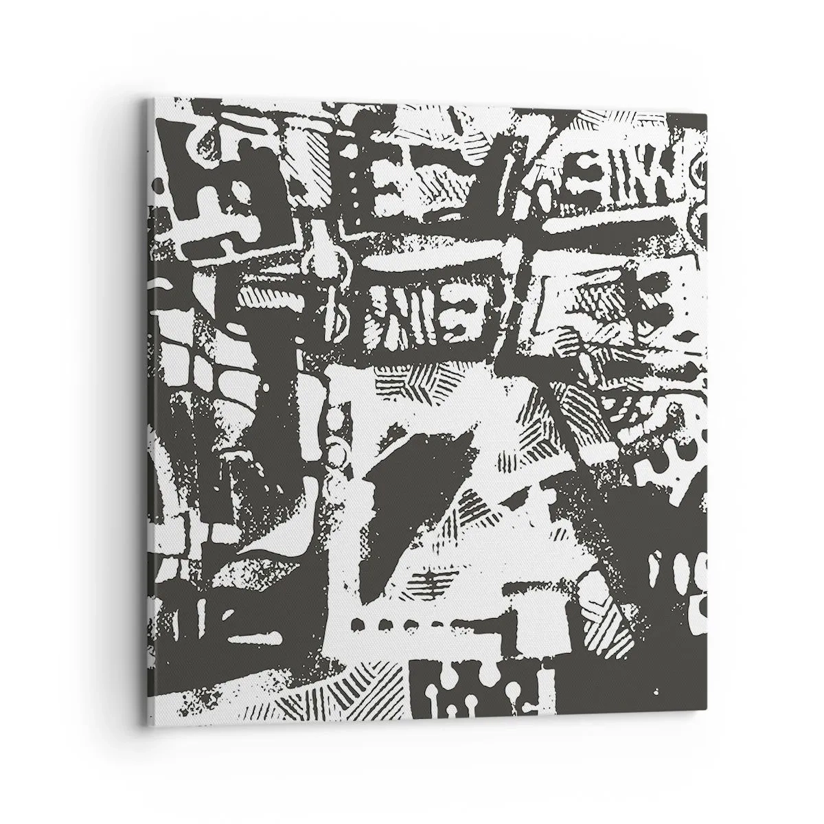 Cuadro sobre lienzo - Impresión de Imagen - ¿Orden o caos? - 70x70 cm