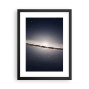 Póster en marco negro - Érase una vez en una galaxia muy, muy lejana.... - 30x40 cm