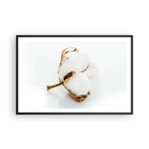 Póster en marco negro - Suave por naturaleza - 91x61 cm